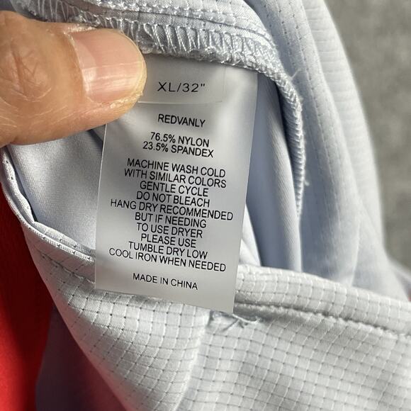 Redvanly Pants Mens XL 34x31 Light Blue Stretch Nylon Spandex Golf Performance - Picture 12 of 13